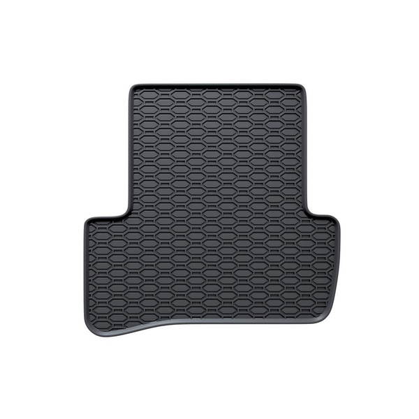 Tapis de sol en caoutchouc adapté pour Mercedes-Benz Classe C W204 Break, Berline (2006-2014) - tapis de voiture - noir - 4 pcs.