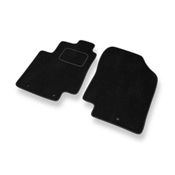 Tapis de Sol Velours adapté pour Kia Rio III Hayon, Berline (2011-2016) - Premium tapis de voiture - noir