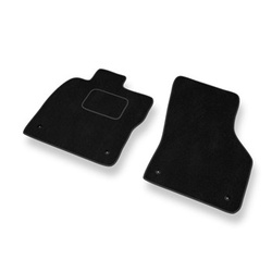 Tapis de Sol Velours adapté pour Seat Leon III Hayon, Sportstourer (2013-2020) - Premium tapis de voiture - noir