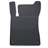 Tapis de sol en caoutchouc adapté pour Mercedes-Benz CLA C118 (2019-....) - tapis de voiture - noir