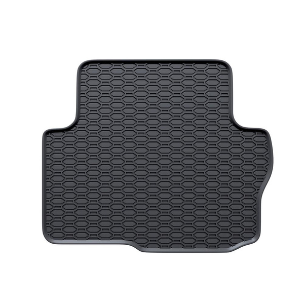 Tapis de sol en caoutchouc adapté pour Volkswagen Sharan II Van (2010-2022) - tapis de voiture - noir - 4 pcs.