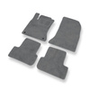 Tapis de Sol Velours adapté pour Mercedes-Benz Classe B W246 Sports Tourer (2011-2018) - Premium tapis de voiture - gris