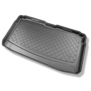 Tapis de coffre adapté pour Volkswagen Caddy V Maxi Van (11.2020-....) - bac de coffre - protection de coffre voiture - 7 places; derriere 3e rangée de sieges