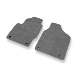 Tapis de Sol Velours adapté pour Volkswagen Sharan I Van (1995-2000) - Premium tapis de voiture - gris