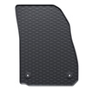 Tapis de sol en caoutchouc adapté pour Opel Insignia II Grand Sport, Sports Tourer (2017-2023) - tapis de voiture - noir - 4 pcs.