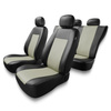 Housses de siège adaptées pour Peugeot 407 (2004-2011) - housse siege voiture universelles - couverture siege - CM-BE