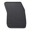 Tapis de sol en caoutchouc adapté pour Ford Mondeo V Hayon, Break, Berline (2014-2021) - tapis de voiture - noir - 4 pcs.