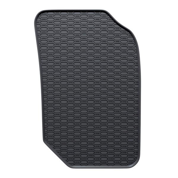 Tapis de sol en caoutchouc adapté pour Opel Corsa F Hayon (2019-....) - tapis de voiture - noir - 4 pcs.