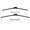 Balais d'essuie-glace de pare-brise adaptés pour Volvo V70 II Break (03.2000-07.2004) - balais plat
