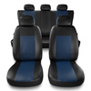 Housses de siège adaptées pour Audi Q7 I, II (2005-....) - housse siege voiture universelles - couverture siege - CM-BL