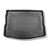 Tapis de coffre adapté pour Hyundai i30 III PD Hayon (02.2017-....) - bac de coffre - protection de coffre voiture - coffre supérieur; avec plancher deux niveaux du coffre; non pour 48V-Hybrid; sans caisson de graves