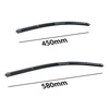 Balais d'essuie-glace de pare-brise adaptés pour Alfa Romeo 159 Berline, Sportwagon (06.2005-12.2011) - balais plat