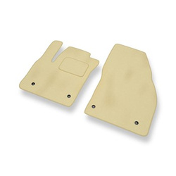 Tapis de Sol Velours adapté pour Opel Meriva B Monospace (2010-2017) - Premium tapis de voiture - beige