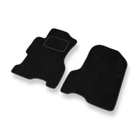 Tapis de Sol Velours adapté pour Honda Civic VII (5 portes) (2001-2005) - Premium tapis de voiture - noir