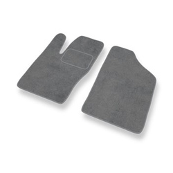 Tapis de Sol Velours adapté pour Fiat Seicento Hayon, Van (1998-2010) - Premium tapis de voiture - gris