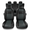 Housses de siège adaptées pour Audi A4 B5, B6, B7, B8, B9 (1995-2024) - housse siege voiture universelles - couverture siege - XL-G