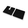 Tapis de Sol Velours adapté pour Toyota Hiace IV Van (1995-2004) - Premium tapis de voiture - noir