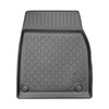 Kit tapis de coffre et tapis de voiture TPE pour: Tesla Model X SUV (01.2021-....) - 6/7 places;derrière 2ème rangée de sièges (3me rangée abaissée)