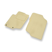 Tapis de Sol Velours adapté pour Peugeot 207 (2006-2012) - Premium tapis de voiture - beige