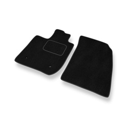 Tapis de Sol Velours adapté pour Dacia Duster II SUV (2018-2024) - Premium tapis de voiture - noir