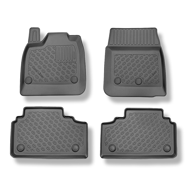 Tapis de sol en TPE adapté pour Nissan Ariya SUV (09.2022-....) - tapis de voiture - noir