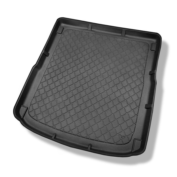 Tapis de coffre adapté pour Hyundai i40 Tourer (07.2011-07.2019) - bac de coffre - protection de coffre voiture - pas pour les modèles avec des rails de fixation