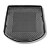 Tapis de coffre adapté pour Ford Mondeo IV Break (09.2007-12.2014) - bac de coffre - protection de coffre voiture - avec roue de secours taille normale