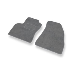 Tapis de Sol Velours adapté pour Fiat Fiorino IV Van (2008-2011) - Premium tapis de voiture - gris