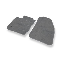 Tapis de Sol Velours adapté pour Ford Transit Courier Van (2014-2023) 5-places - Premium tapis de voiture - gris