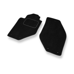 Tapis de Sol Velours adapté pour Volvo C70 I Coupé, Cabriolet (1997-2006) - Premium tapis de voiture - noir