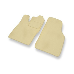 Tapis de Sol Velours adapté pour Opel Astra F Caravan, Hayon, Cabriolet, Berline (1991-2002) - Premium tapis de voiture - beige