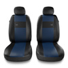 Housses de siège avant adaptées pour Audi A4 B5, B6, B7, B8, B9 (1995-2024) - housse siege voiture universelles - couverture siege conducteur - 2XL-BL