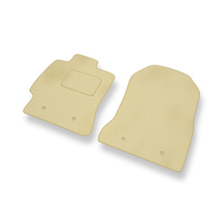 Tapis de Sol Velours adapté pour Subaru BRZ Coupé (2012-2020) - Premium tapis de voiture - beige