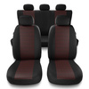 Housses de siège adaptées pour Audi A2 (1999-2005) - housse siege voiture universelles - couverture siege - PF-RD