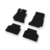 Tapis de Sol Feutres adapté pour Mercedes-Benz E klasa V W213 Coupé, Berline, Break (2016-2023) - tapis de voiture - noir