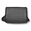 Tapis de coffre adapté pour Audi Q2 GA SUV (10.2016-....) - bac de coffre - protection de coffre voiture - sur le plancher amovible du coffre en la position haute (seuil de chargement plat); cavités amovibles