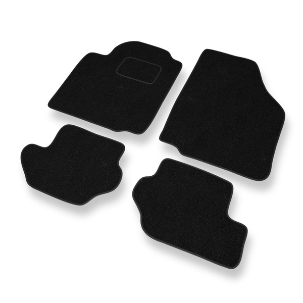 Tapis de Sol Feutres adapté pour Ford Fiesta IV Hayon, Van (1995-2002) - tapis de voiture - noir