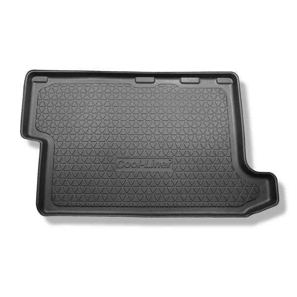 Tapis de coffre adapté pour Ford Transit Custom L2 Van (01.2013- 06.2023) - bac de coffre - protection de coffre voiture - derrière troisième rangée de sièges