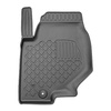 Tapis de sol en TPE adapté pour Ssangyong Rexton II SUV (11.2017-....) - sans la troisième rangée de sièges - tapis de voiture - noir