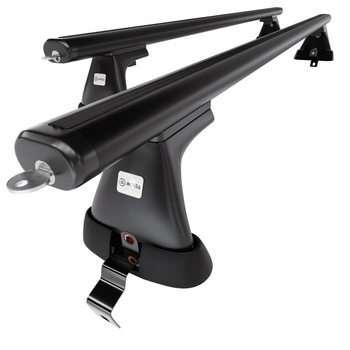 Barres de toit en aluminium adapté pour Volvo S60 Berline (2010-2018) - Porte-Ba