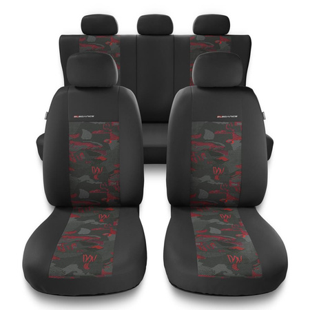 Housses de siège adaptées pour Chevrolet Captiva I, II (2006-2019) - housse siege voiture universelles - couverture siege - UNE-RD