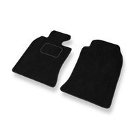 Tapis de Sol Velours adapté pour Mini Cabrio I (2004-2009) - Premium tapis de voiture - noir