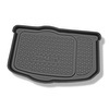 Tapis de coffre adapté pour Kia Soul I SUV (01.2009-02.2014) - bac de coffre - protection de coffre voiture - coffre inférieur