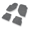 Tapis de Sol Velours adapté pour Alfa Romeo 166 I Berline (1998-2003) - Premium tapis de voiture - gris