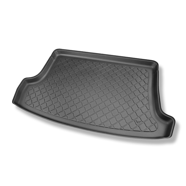 Tapis de coffre adapté pour Volkswagen T-Roc SUV (12.2017-....) - bac de coffre - protection de coffre voiture - coffre supérieur; plancher amovible en la position la plus haute