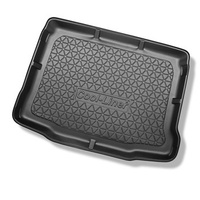 Tapis de coffre adapté pour Skoda Yeti SUV (06.2009-11.2017) - bac de coffre - protection de coffre voiture - coffre inférieur ; avec roue de secours à usage temporaire ou kit de réparation