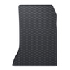 Tapis de sol en caoutchouc adapté pour Mercedes-Benz CLA C117 (2013-2019) - tapis de voiture - noir