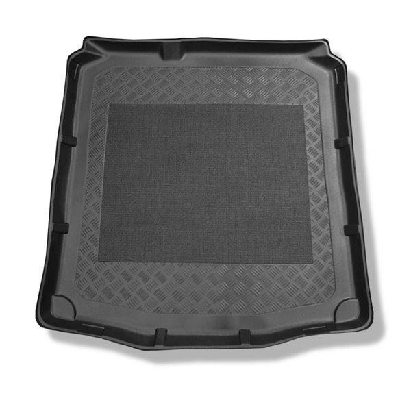 Tapis de coffre adapté pour Volkswagen Jetta NCS Berline (01.2011-01.2018) - bac de coffre - protection de coffre voiture - sans cavité gauche et droite