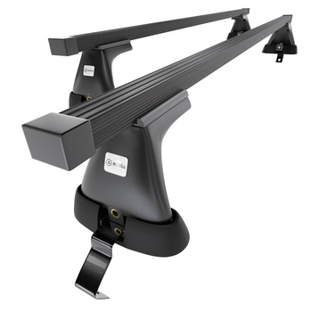 Barres de toit en acier adapté pour Skoda Octavia mk II Liftback (2009-2012) - P