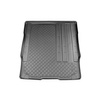 Tapis de coffre adapté pour Opel Zafira-e Life Monospace (11.2020-....) - bac de coffre - protection de coffre voiture - derriere 2e rangée de sieges; sièges sur rails; empattement court